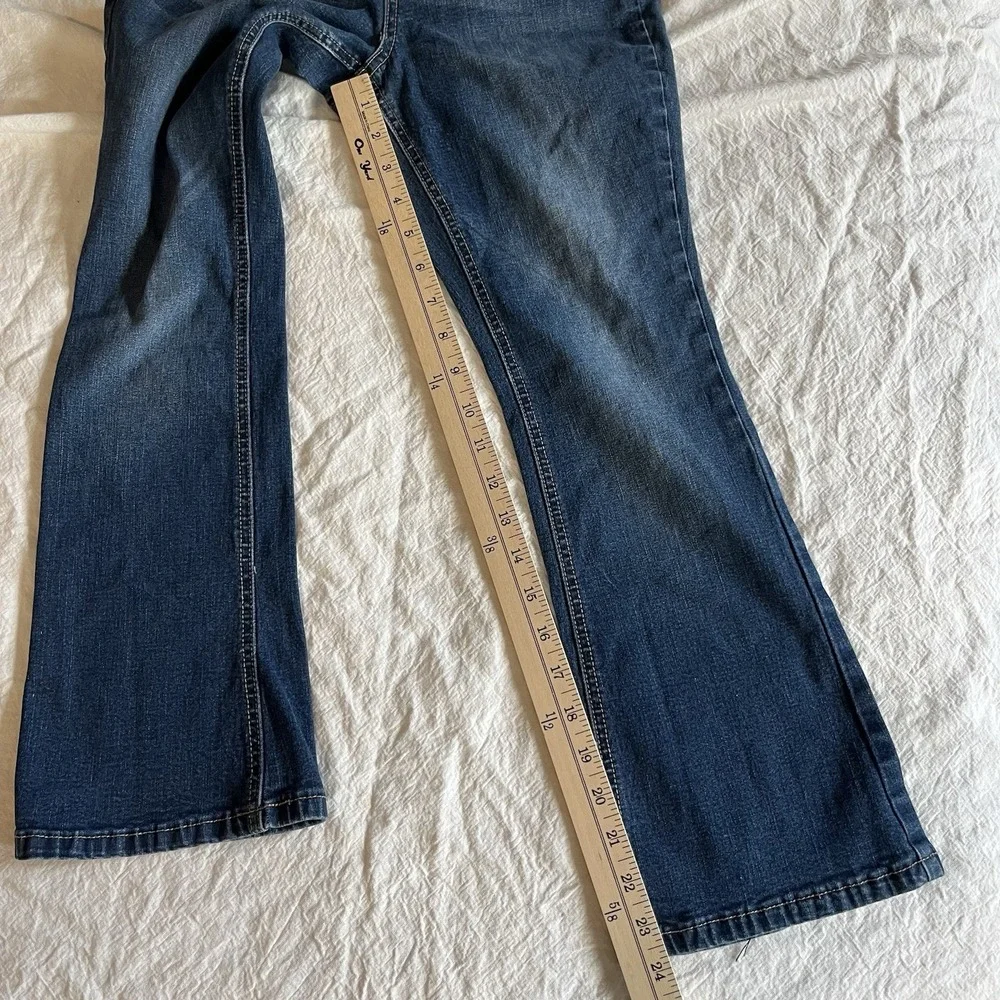 Justice Jeans Girls Size 8 1/2 Simply Low Bootcut Blue Denim